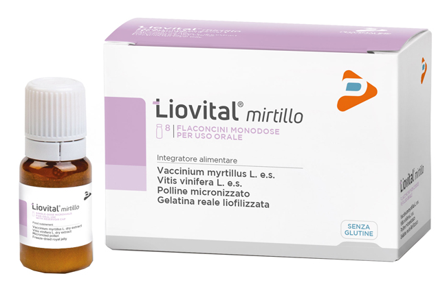 LIOVITAL MIRTILLO 8 FLACONCINI 10 ML - famajoy.it