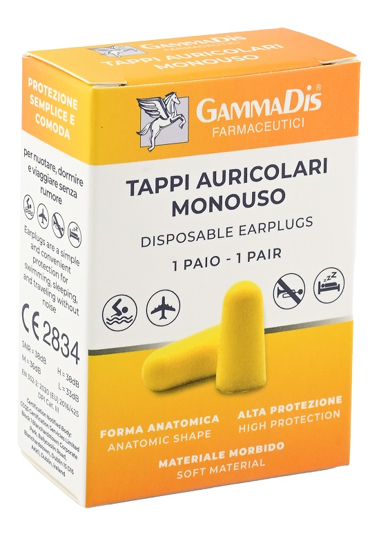 TAPPO AURICOLARE EAR GOMMAPIUMA 2 PEZZI GAMMADIS - famajoy.it