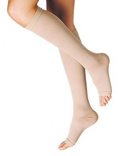 GAMBALETTO TERAPEUTICO DUALSAN A COMPRESSIONE DECRESCENTE KKL2 PUNTA APERTA BEIGE UNISEX 2 1 PAIO - famajoy.it
