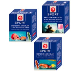 TAPPO AURICOLARE IN SILICONE PIC SPORT PER BAMBINI 2 PEZZI - famajoy.it