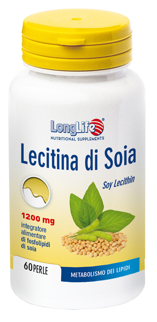 LONGLIFE LECITINA SOIA 60 PERLE - famajoy.it