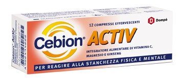 CEBION ACTIV 12 COMPRESSE EFFERVESCENTI - famajoy.it