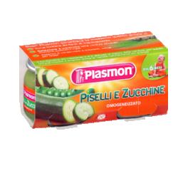 PLASMON OMOGENEIZZATO PISELLI ZUCCHINE 80 G X 2 PEZZI - famajoy.it