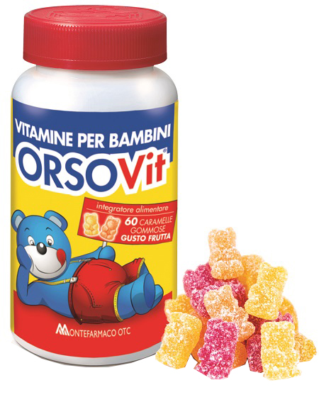 ORSOVIT CARAMELLE GOMMOSE VITAMINA BB SENZA GLUTINE 60 PEZZI - famajoy.it