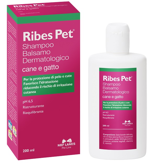 RIBES PET SHAMPOO BALSAMO FLACONE 200 ML - famajoy.it