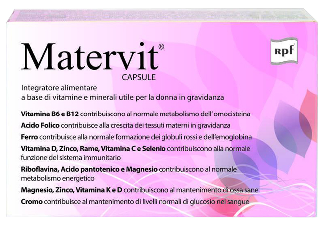MATERVIT 30 CAPSULE - famajoy.it