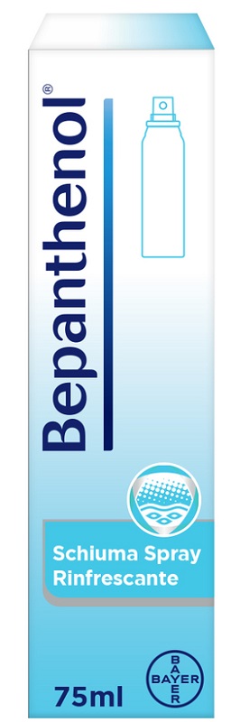 SCHIUMA SPRAY RINFRESCANTE BEPANTHENOL 75ML - famajoy.it