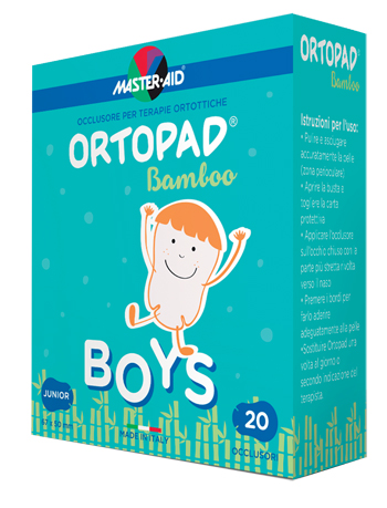 CEROTTO OCULARE PER ORTOTTICA ORTOPAD BOYS 5X6,7 CM 20 PEZZI - famajoy.it