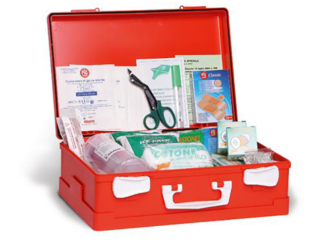 PACCHETTO DI MEDICAZIONE REINTEGRO DEL PACCO BASE COMPLETO ALLEGATO1 DM 388 DEL 15/07/2003 - famajoy.it