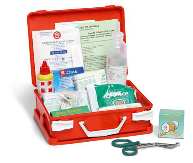 PACCHETTO DI MEDICAZIONE REINTEGRO DEL PACCO BASE COMPLETO ALLEGATO 2 DM 388 DEL 15/07/2003 - famajoy.it