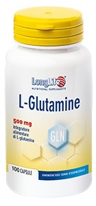 LONGLIFE L-GLUTAMINE 100 CAPSULE - famajoy.it