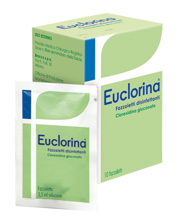 DISINFETTANTE FAZZOLETTO PER MEDICAZIONE EUCLORINA 10 PEZZI - famajoy.it