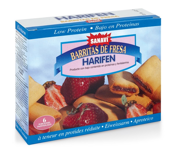 HARIFEN SNACK FRAGOLA 125 G - famajoy.it