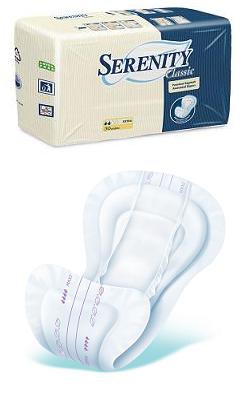 PANNOLONE PER INCONTINENZA SERENITY CLASSIC SAGOMATO PLUS TESSUTO NON TESSUTO 30 PEZZI - famajoy.it