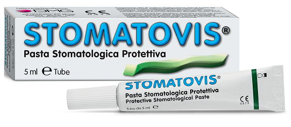 PASTA STOMATOLOGICA PROTETTIVA STOMATOVIS STOMATITI AFTOSE 5 ML - famajoy.it