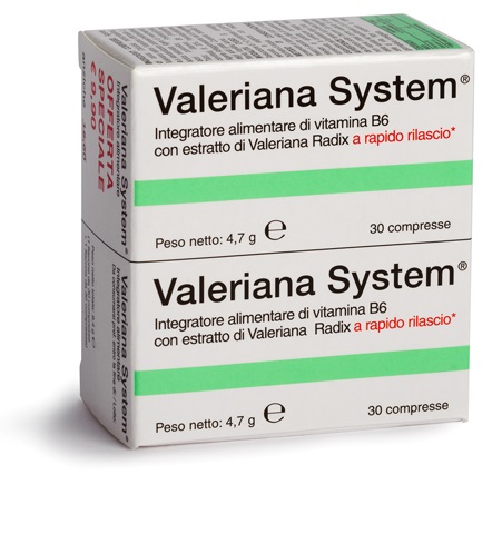 VALERIANA SYSTEM 30 COMPRESSE + 30 COMPRESSE - famajoy.it