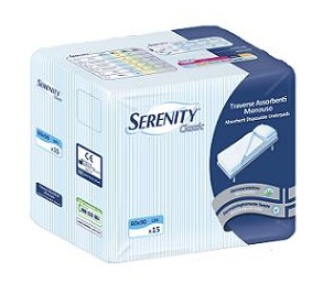 TRAVERSA SALVAMATERASSO PER INCONTINENZA SERENITY CLASSIC MISURA 60X90CM 15 PEZZI - famajoy.it