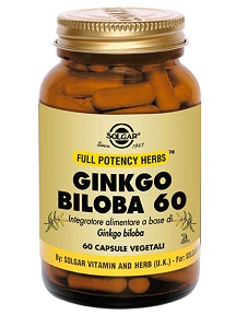 GINKGO BILOBA 60 60 CAPSULE VEGETALI - famajoy.it