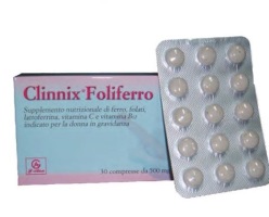 CLINNIX FOLIFERRO 30 COMPRESSE - famajoy.it