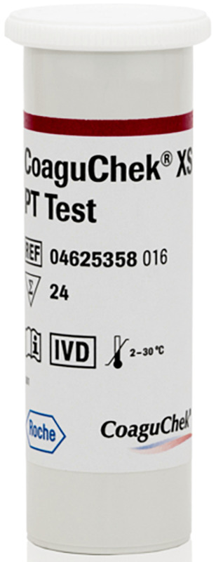 STRISCE REATTIVE PER DISPOSITIVO AUTODIAGNOSTICO COAGUCHEK XS PT TEST 24 PEZZI - famajoy.it