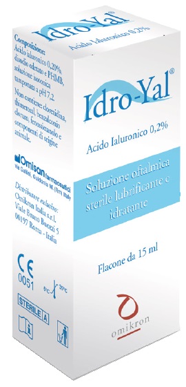 SOLUZIONE LUBRIFICANTE IDRO YAL 15 ML PER LENTI A CONTATTO - famajoy.it