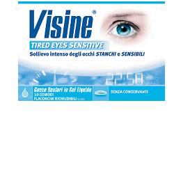 GOCCE OCULARI VISINE TIRED EYES SENSITIVE 10 FLACONCINI DA 0,5ML - famajoy.it