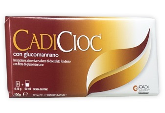 CADICIOC TAVOLETTA FONDENTE CON GLUCOMANNANO 100 G - famajoy.it