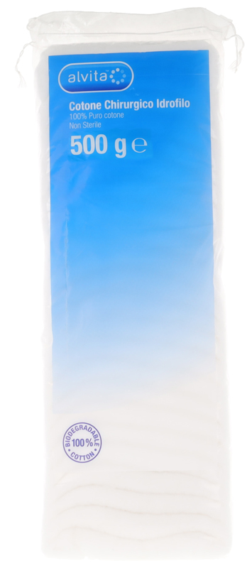 COTONE CHIRURGICO ALVITA ASSORBENTE 500 G - famajoy.it