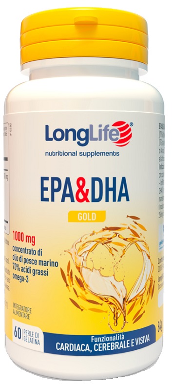 LONGLIFE EPA DHA GOLD 60 PERLE - famajoy.it