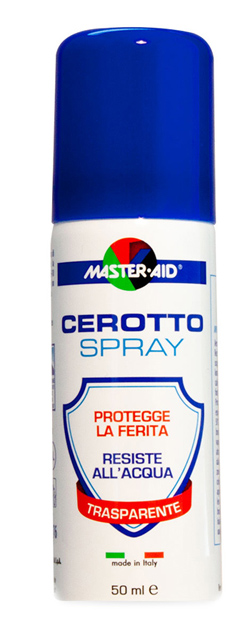 CEROTTO SPRAY MASTER-AID FLACONE 50ML CIRCA 80 APPLICAZIONI - famajoy.it