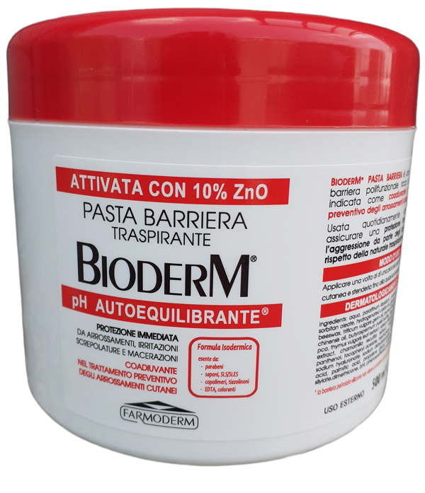 BIODERM PASTA BARRIERA ZINCO 500 ML - famajoy.it