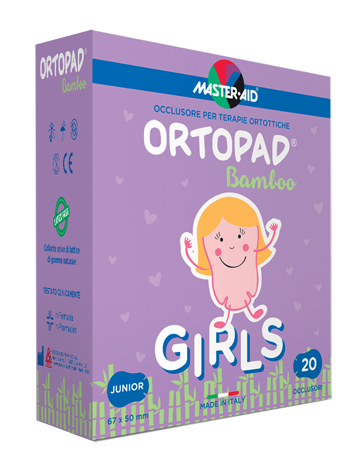 CEROTTO OCULARE PER ORTOTTICA ORTOPAD GIRLS M 5,4X7,6 20 PEZZI - famajoy.it