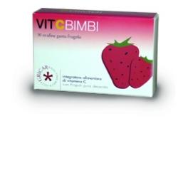 VIT C BIMBI FRAGOLA 30 OVALETTE - famajoy.it