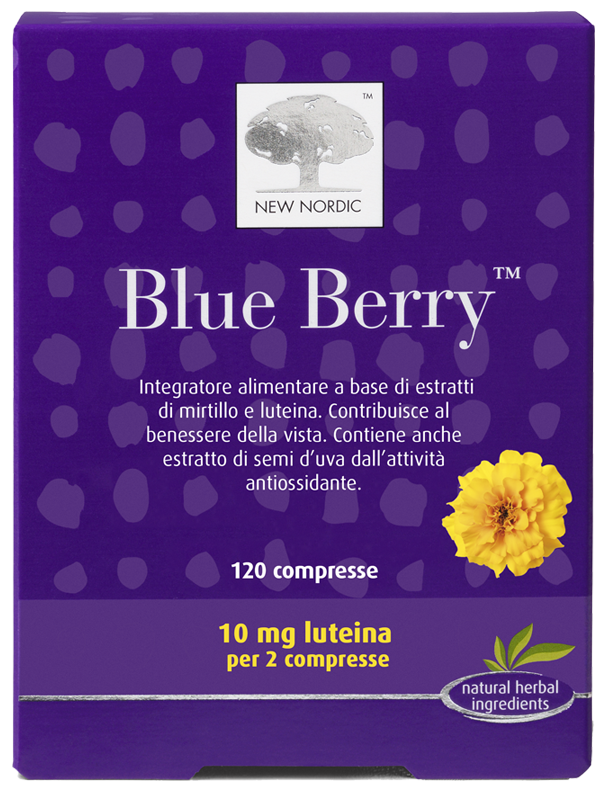 BLUE BERRY 120 COMPRESSE - famajoy.it