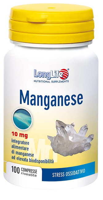 LONGLIFE MANGANESE 10 MG 100 COMPRESSE - famajoy.it