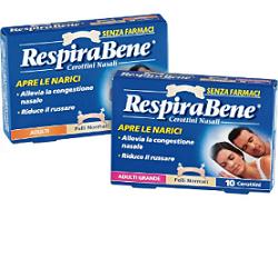 CEROTTO NASALE CLASSICO ADULTI RESPIRA BENE 30 PEZZI - famajoy.it