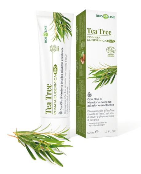 BIOSLINE TEA TREE POMATA EUDERMICA CERT ECOCERT 50 ML - famajoy.it