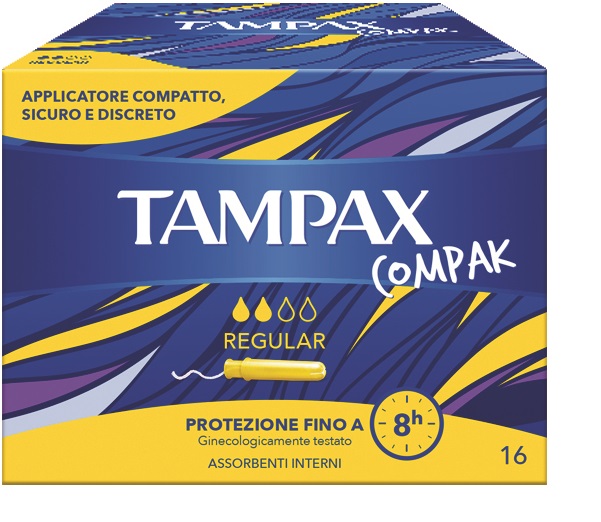 TAMPAX COMPAK REGULAR 16 PEZZI - famajoy.it