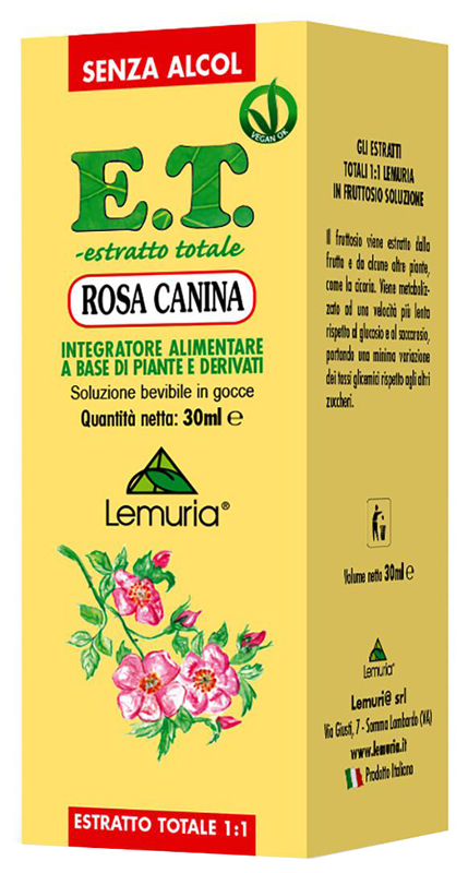 ET ESTRATTO TOTALE ROSA CANINA 30 ML SENZA ALCOL - famajoy.it