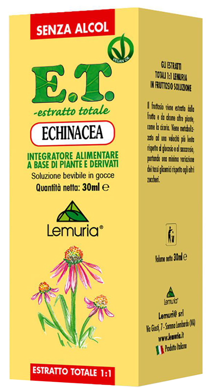 ET ESTRATTO TOTALE ECHINACEA 30 ML SENZA ALCOL - famajoy.it