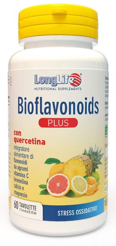 LONGLIFE BIOFLAVONOIDS PLUS 60 TAVOLETTE RIVESTITE - famajoy.it