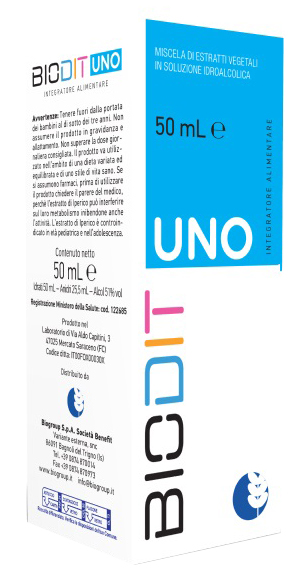 BIODIT UNO SOLUZIONE IDROALCOLICA 50 ML - famajoy.it
