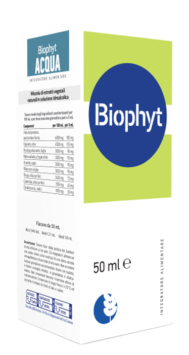 BIOPHYT ACQUA 50 ML SOLUZIONE IDROALCOLICA - famajoy.it