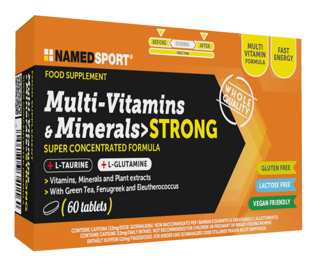 MULTI-VITAMINS&MINERALS STRONG 60 COMPRESSE - famajoy.it