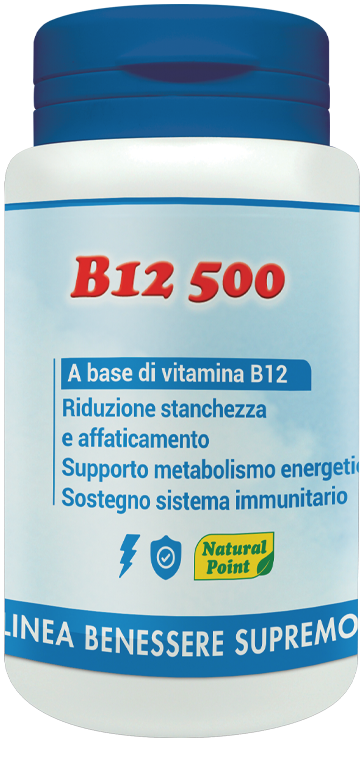 B12 500 CIANOCOBALAMINA 100 CAPSULE VEGETALI - famajoy.it