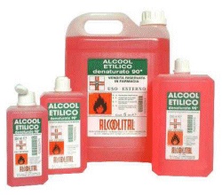 ALCOOL ETILICO DENATURATO 90% 250 ML - famajoy.it
