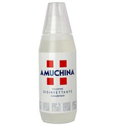 DISINFETTANTE IGIENIZZANTE A BASE DI IPOCLORITO DI SODIO ANTIMICROBICO AD AMPIO SPETTRO D'AZIONE AMUCHINA LIQUIDA 100% 500 ML - famajoy.it