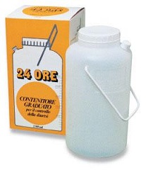 BOTTIGLIA URINALE GRADUATA CON MANICO 2500G - famajoy.it
