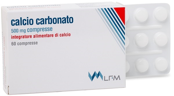 CALCIO CARBONATO 60 COMPRESSE 500 MG - famajoy.it