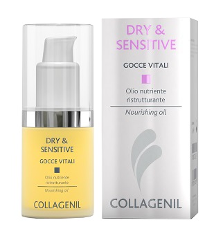 COLLAGENIL DRY & SENSITIVE GOCCE VITALI 30 ML - famajoy.it